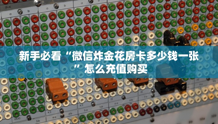 新手必看“微信炸金花房卡多少钱一张 ”怎么充值购买