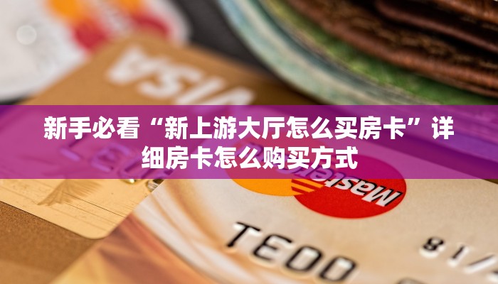 新手必看“新上游大厅怎么买房卡”详细房卡怎么购买方式 新手必看“新上游大厅怎么买房卡”详细房卡怎么购买方式