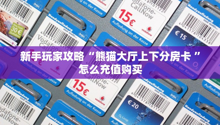 新手玩家攻略“熊猫大厅上下分房卡 ”怎么充值购买