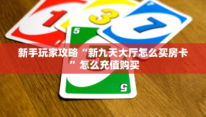 新手玩家攻略“新九天大厅怎么买房卡 ”怎么充值购买