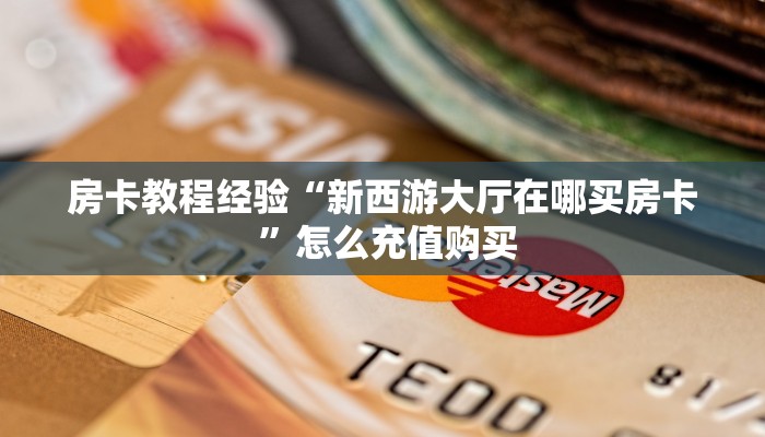 房卡教程经验“新西游大厅在哪买房卡 ”怎么充值购买